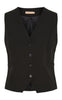 Marta Du Chateau Vest - 81093 Vilde - Black