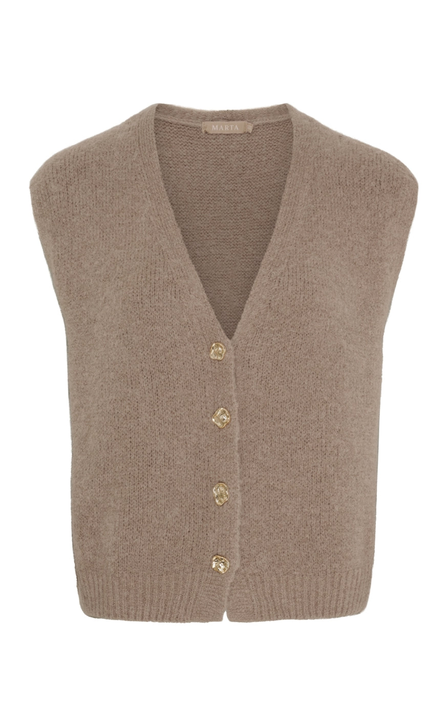 Marta Du Chateau Vest - Amara - Fango