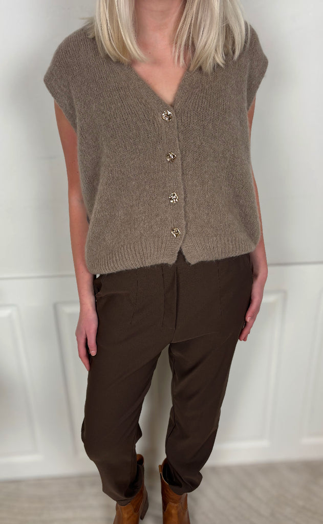 Marta Du Chateau Vest - Amara - Fango