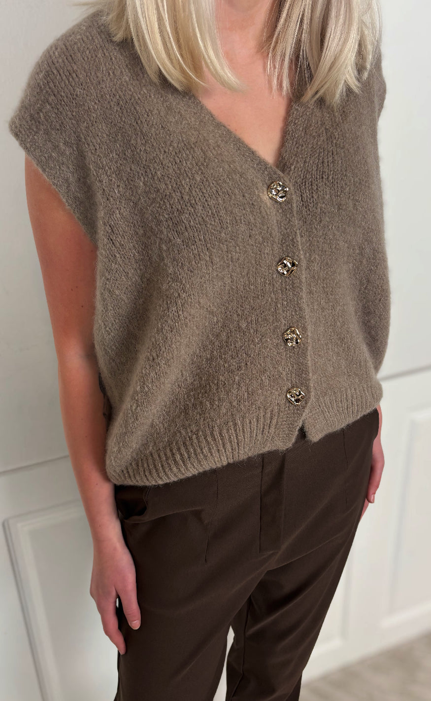 Marta Du Chateau Vest - Amara - Fango
