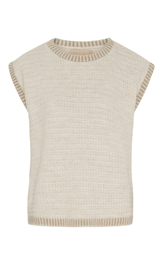 Marta Du Chateau Vest - Antonine - Beige/LightCamel