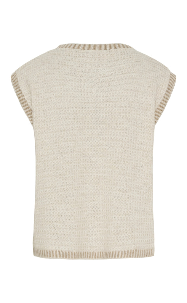 Marta Du Chateau Vest - Antonine - Beige/LightCamel