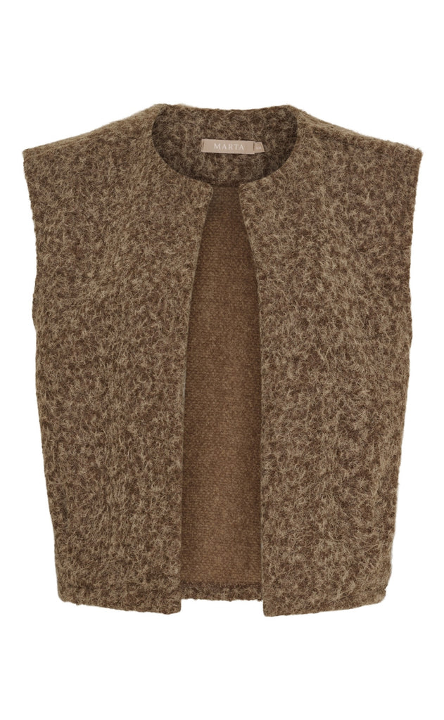 Marta Du Chateau Vest - Capella - Camello5