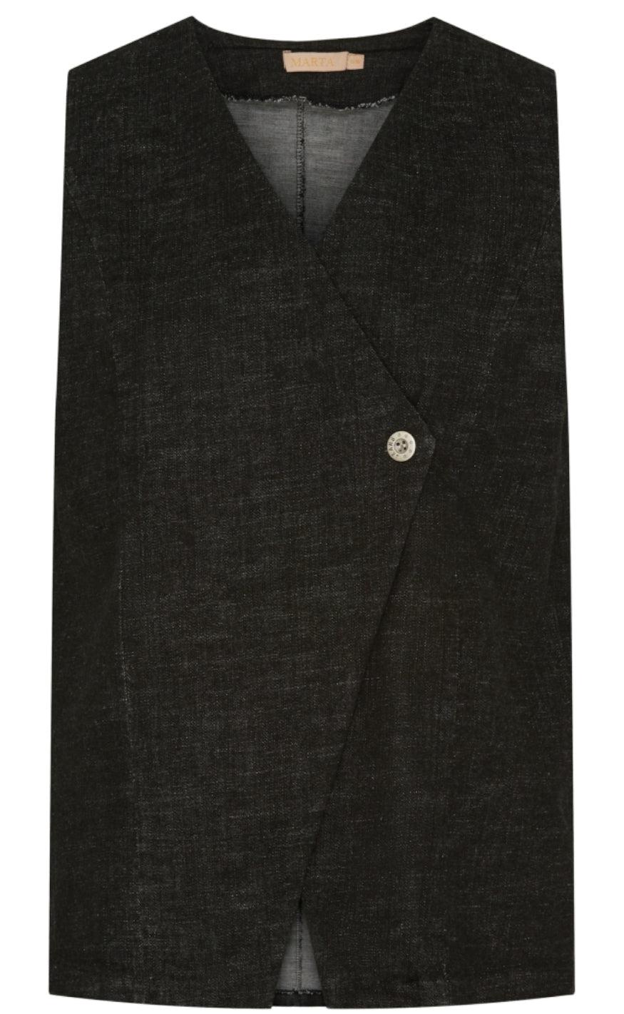 Marta Du Chateau Vest - Carmille - Black