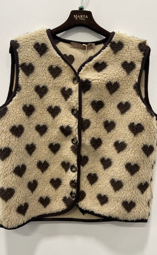 Marta Du Chateau Vest - Dahlia - Camello/Moro