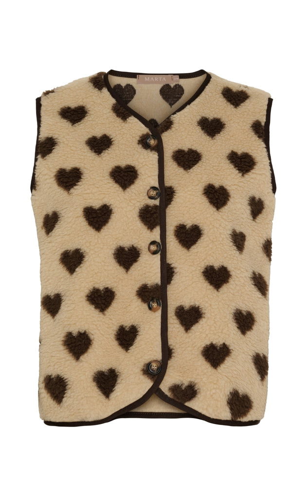 Marta Du Chateau Vest - Dahlia - Camello/Moro