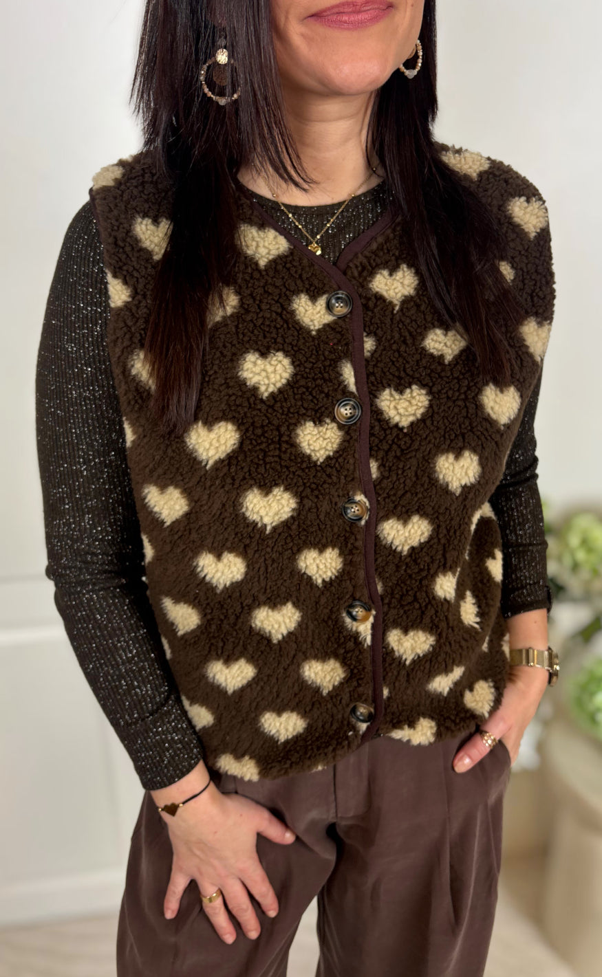 Marta Du Chateau Vest - Dahlia - Moro/Camello