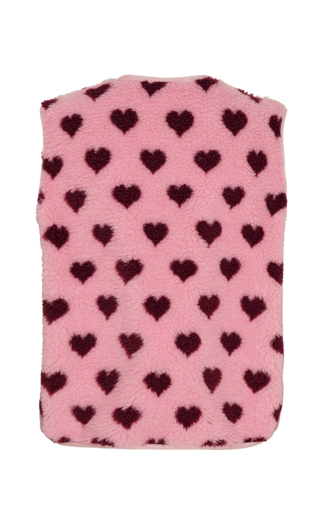 Marta Du Chateau Vest - Dahlia - Rosa/Bordeaux