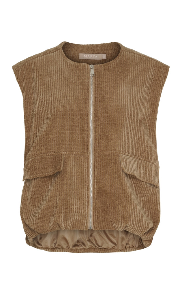 Marta Du Chateau Vest - Freya - Camel