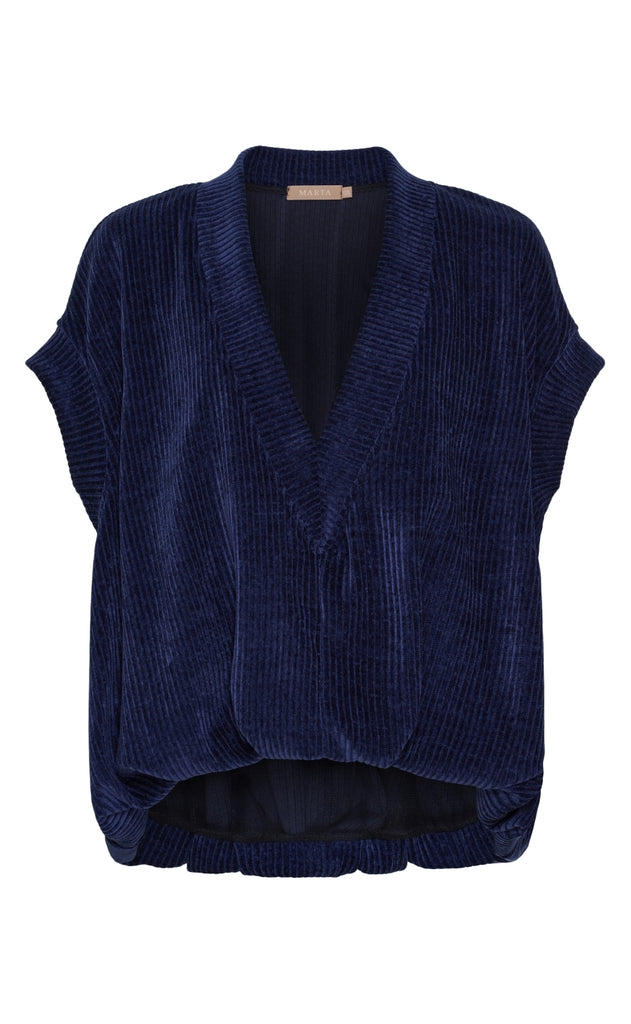 Marta Du Chateau Vest - Isla - BlueNavy