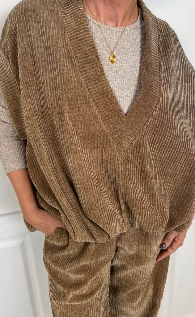 Marta Du Chateau Vest - Isla - Camel