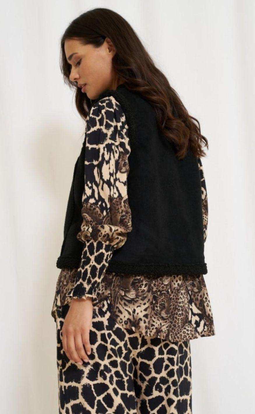 Marta Du Chateau Vest - Johanne - Black