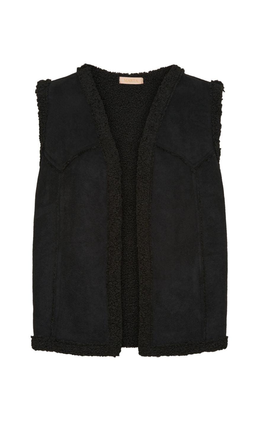 Marta Du Chateau Vest - Johanne - Black