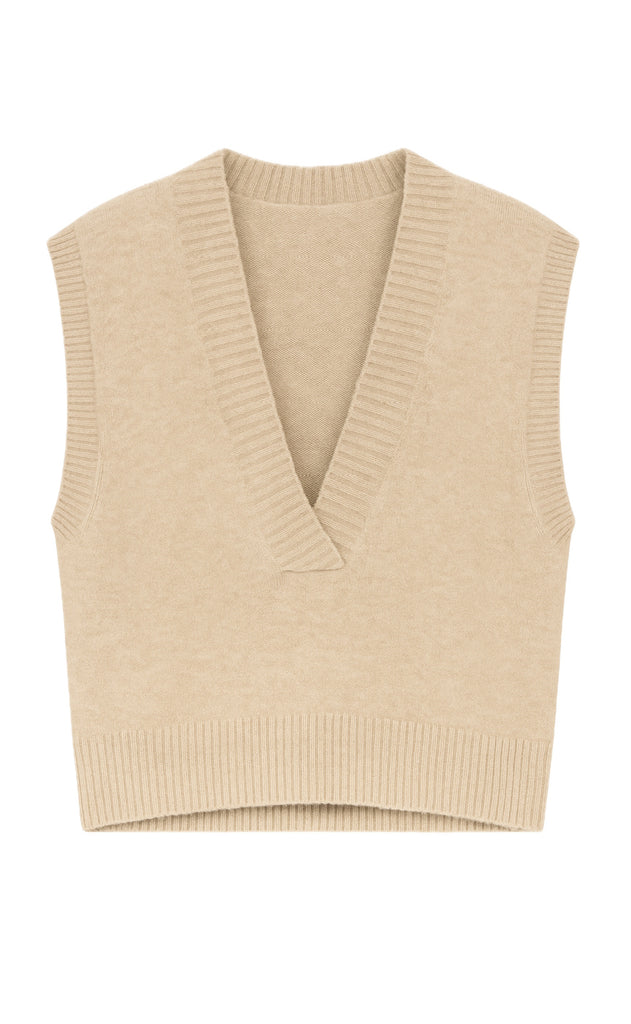 Marta Du Chateau Vest - Lila - Beige