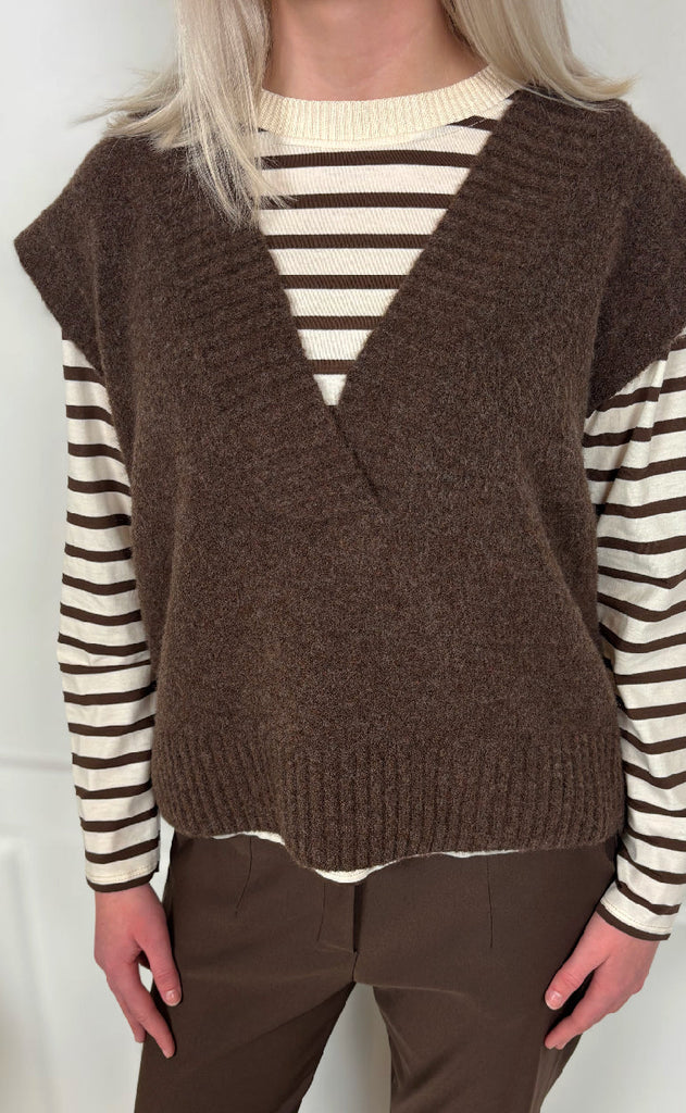 Marta Du Chateau Vest - Lila - Moro