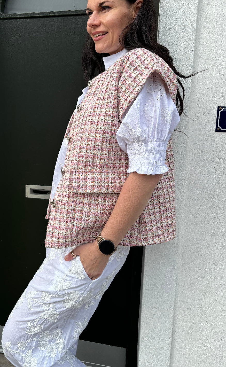 Marta Du Chateau Vest - Loretta - Rose
