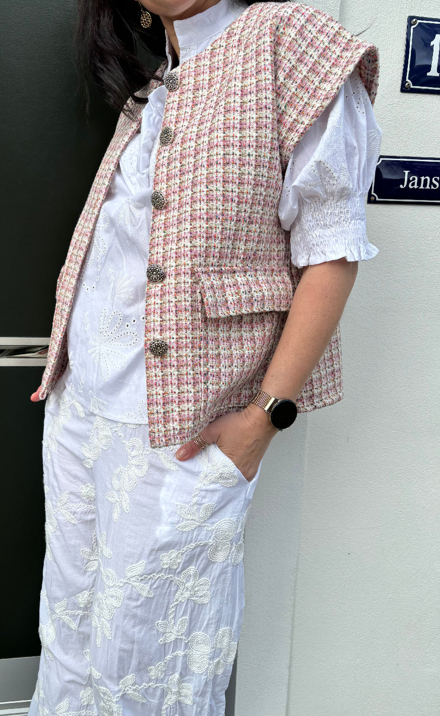 Marta Du Chateau Vest - Loretta - Rose