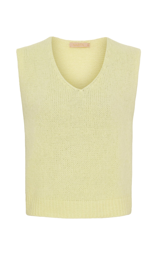 Marta Du Chateau Vest - Marlene - Yellow