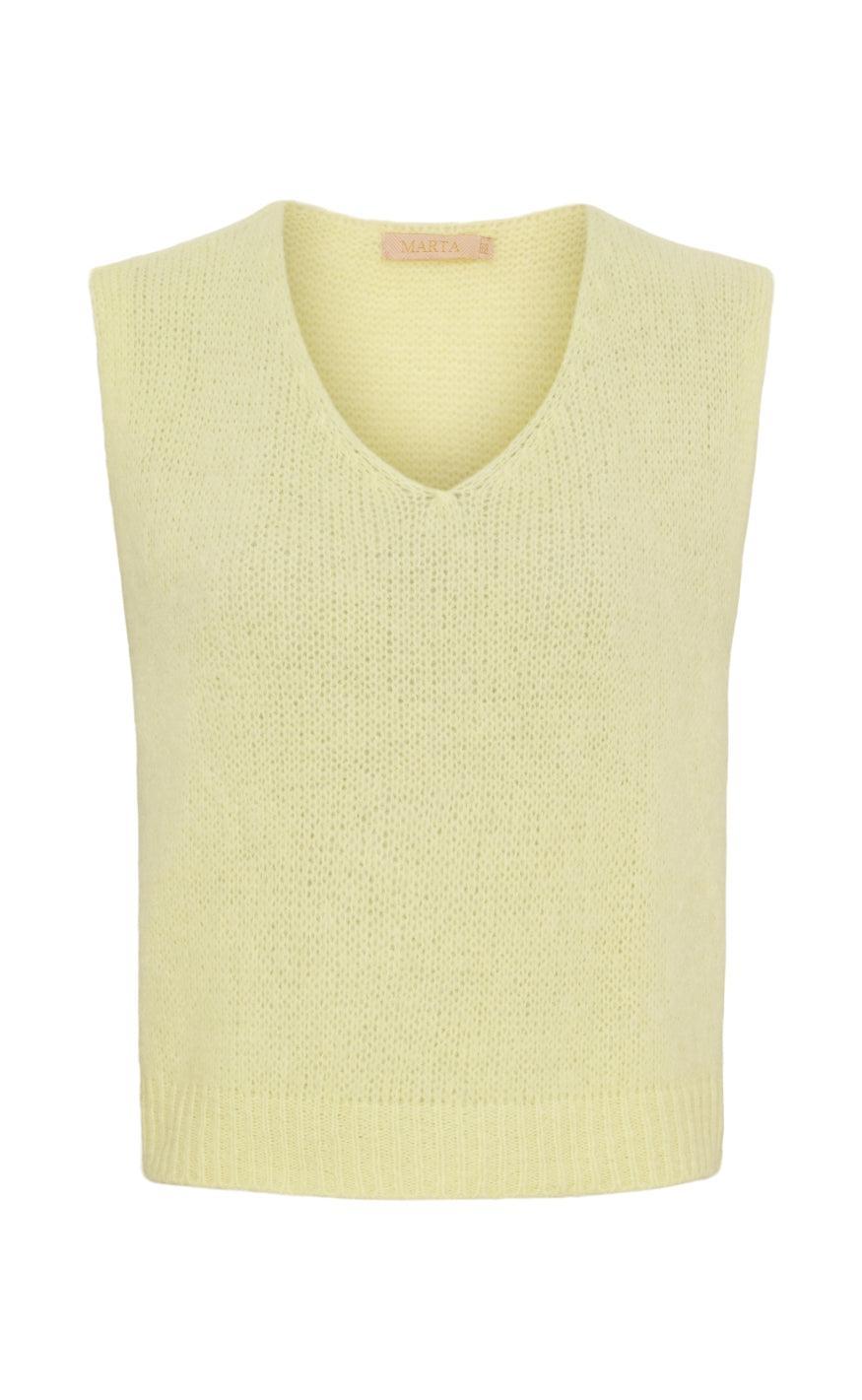 Marta Du Chateau Vest - Marlene - Yellow