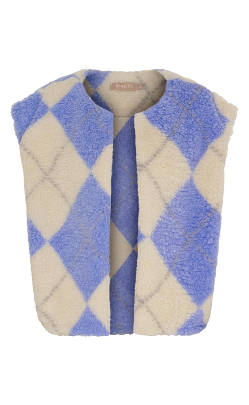 Marta Du Chateau Vest - Pam - Beige/blue