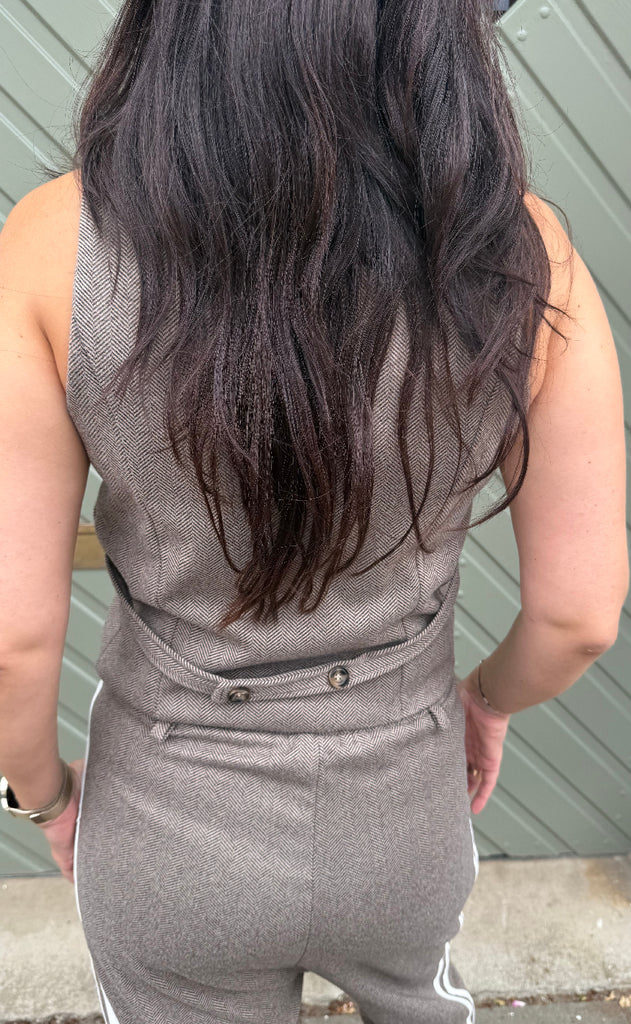 Marta Du Chateau Vest - Rainey - Brown