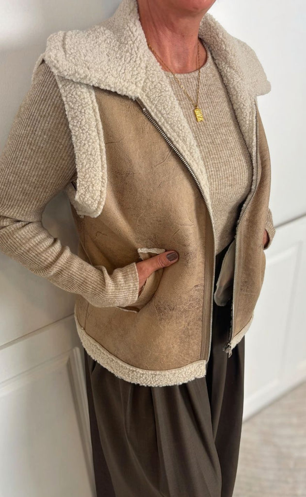 Marta Du Chateau Vest - Valley - Beige