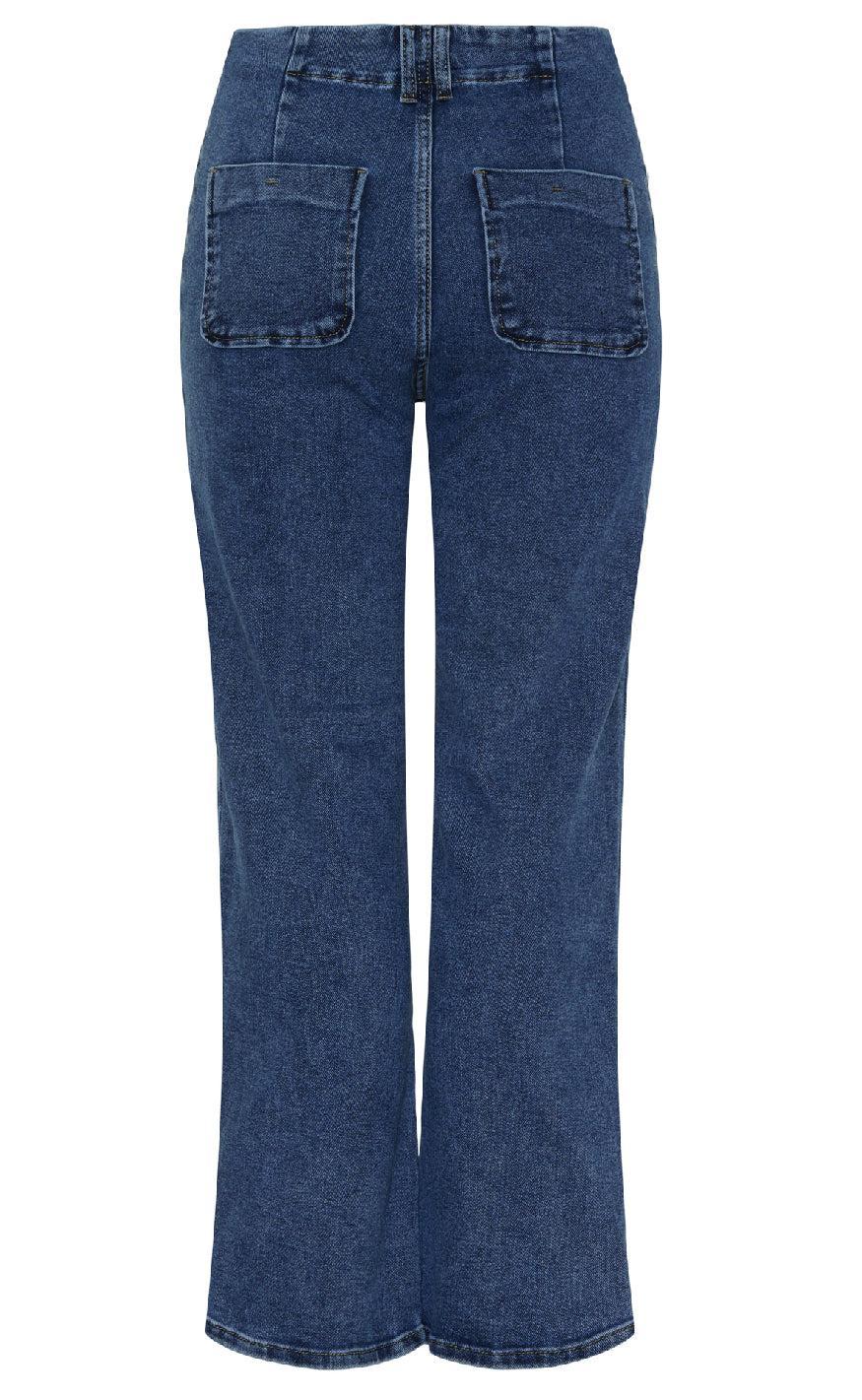 Marta Du Chateu Bukser - Elvira - Blue Denim