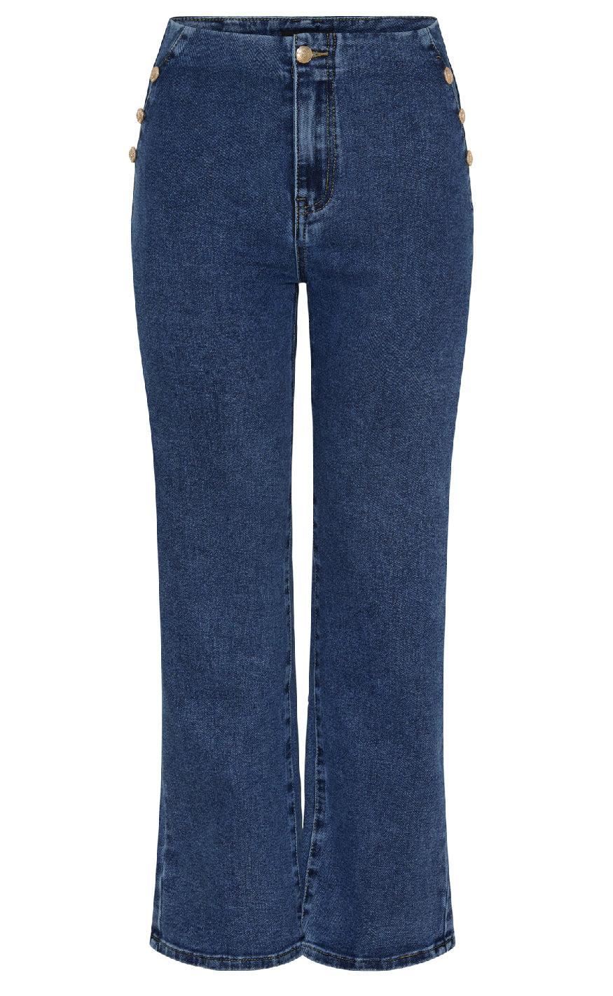 Marta Du Chateu Bukser - Elvira - Blue Denim