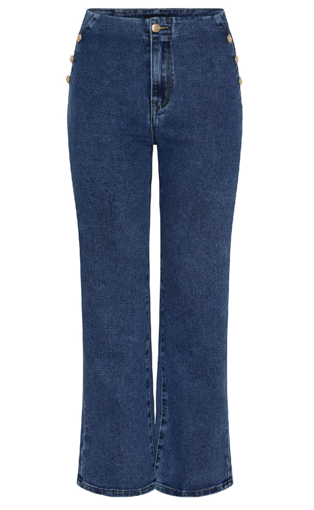 Marta Du Chateu Bukser - Elvira - Blue Denim