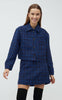 MbyM Blazer - Vivika-M - Blue Houndstooth