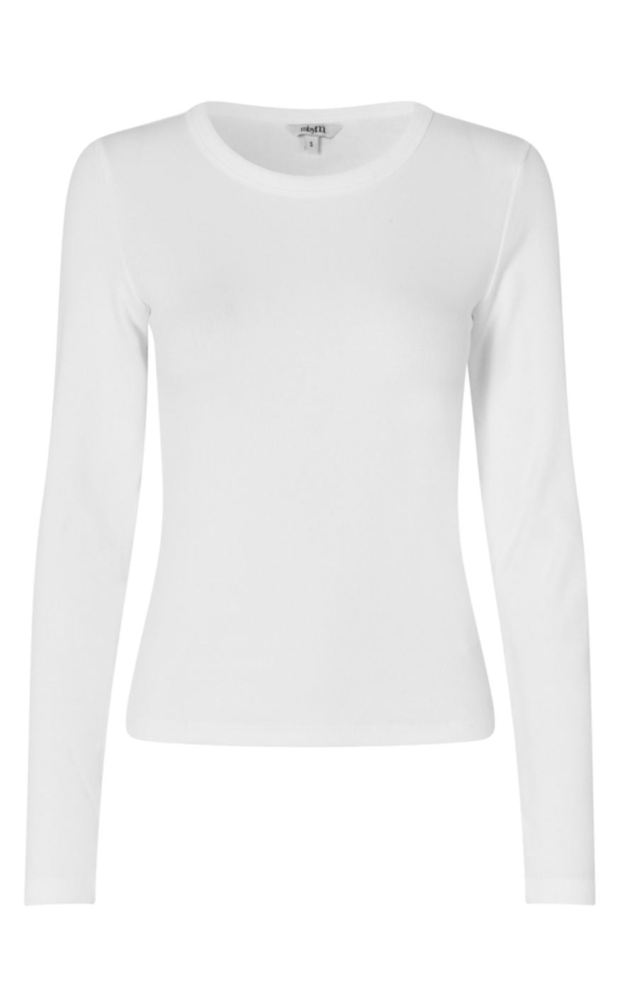 MbyM Bluse - Otis LS-M - White