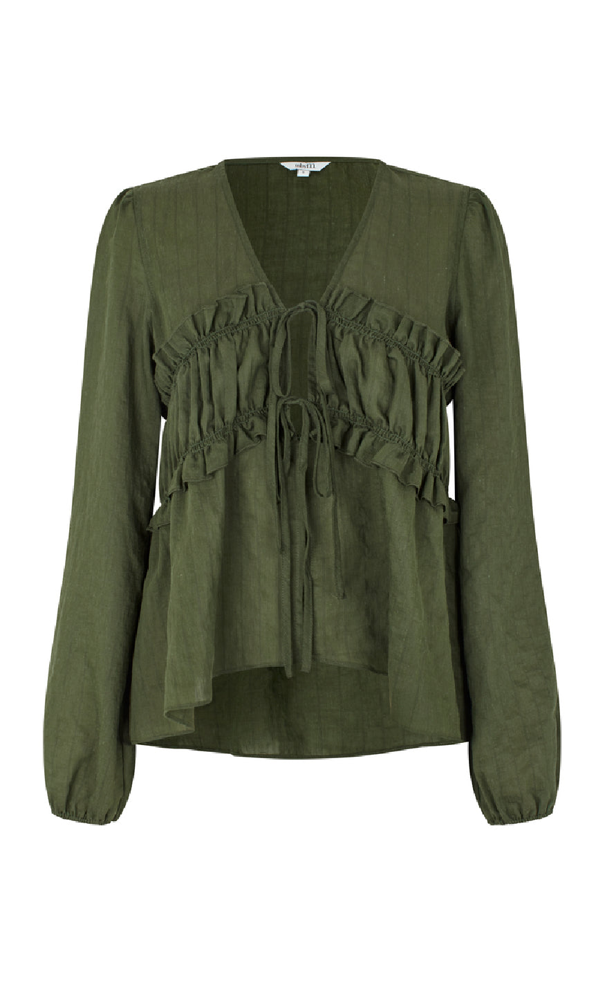 MbyM Bluse - Pipa-M - Pine Green Black Stripe
