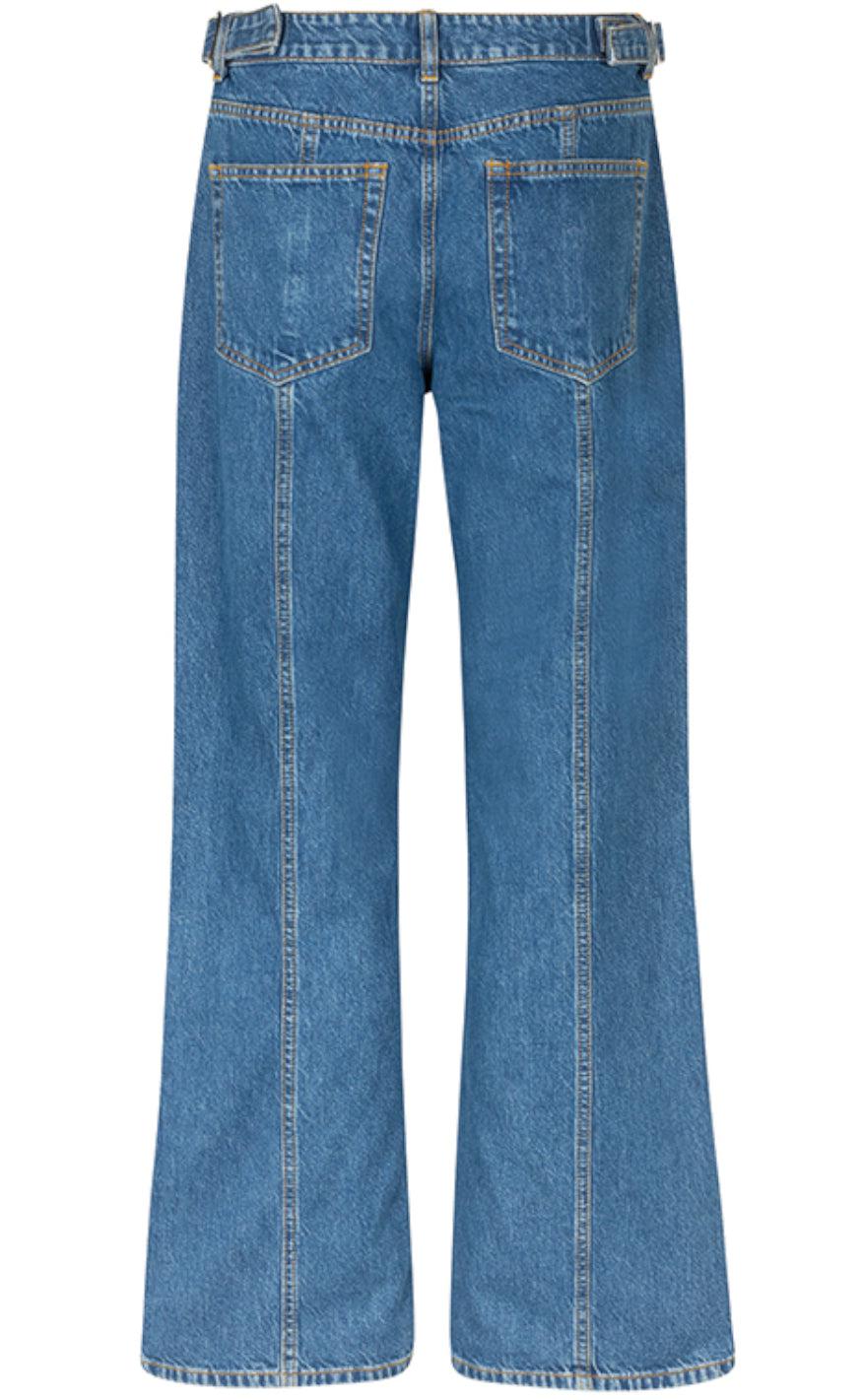 MbyM Bukser - Bisma - Mid Vintage Blue
