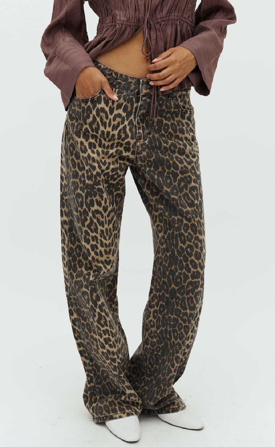 MbyM Bukser - Cadian-M - Leopard Mist