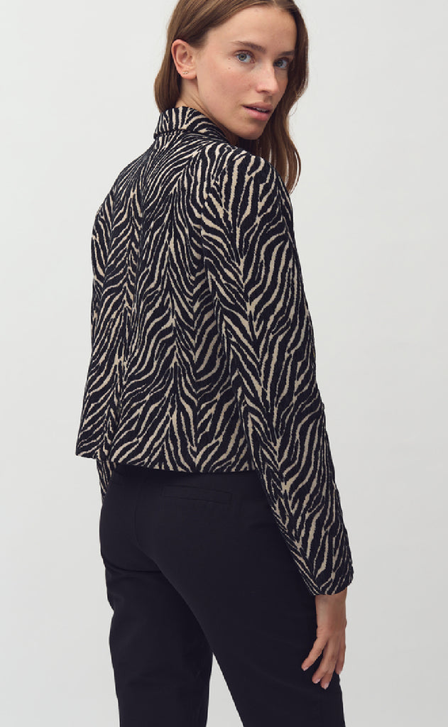 MbyM Jakke - Iva-M - Zebra Sugar Black