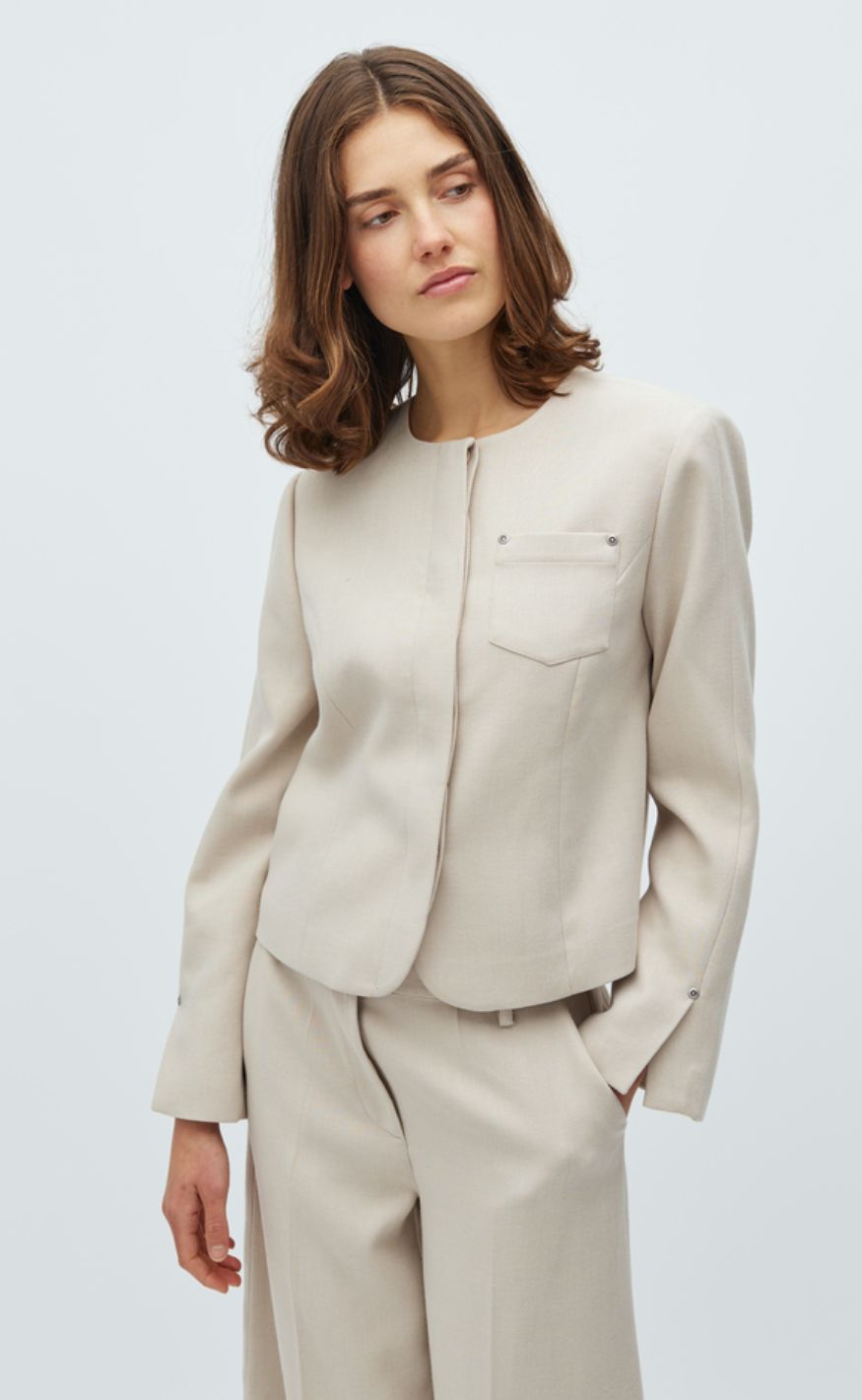 MbyM Jakke - Torina - Spring Brown Melange