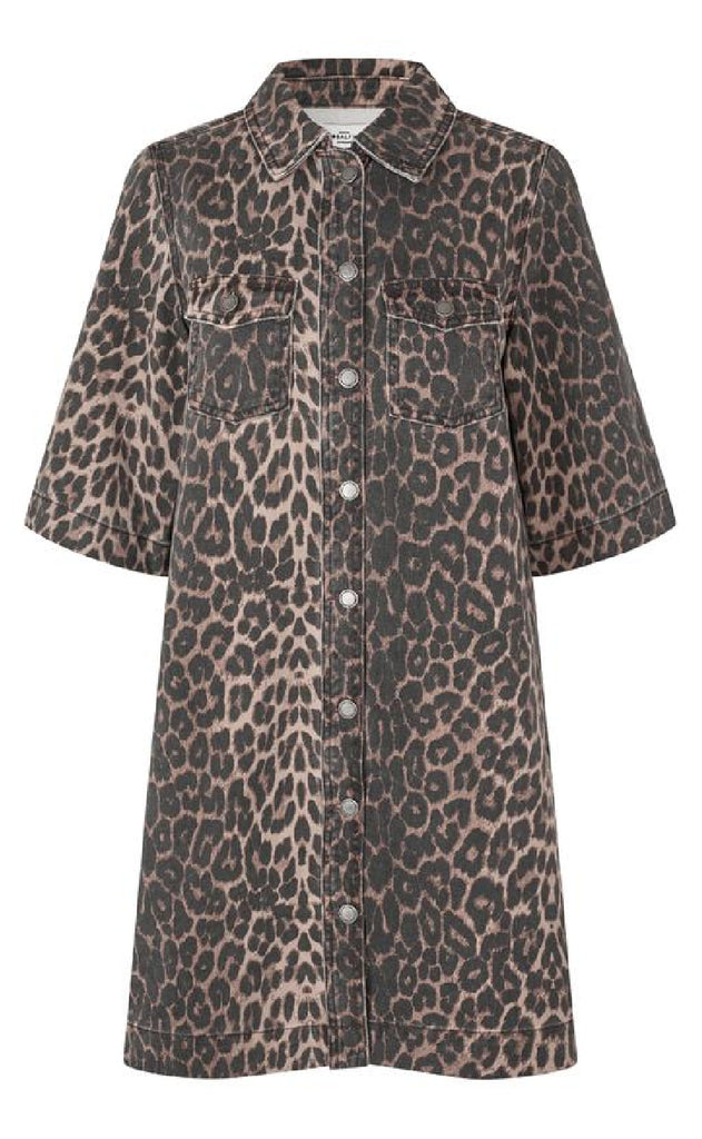 MbyM Kjole - Mira-M - Leopard Mist