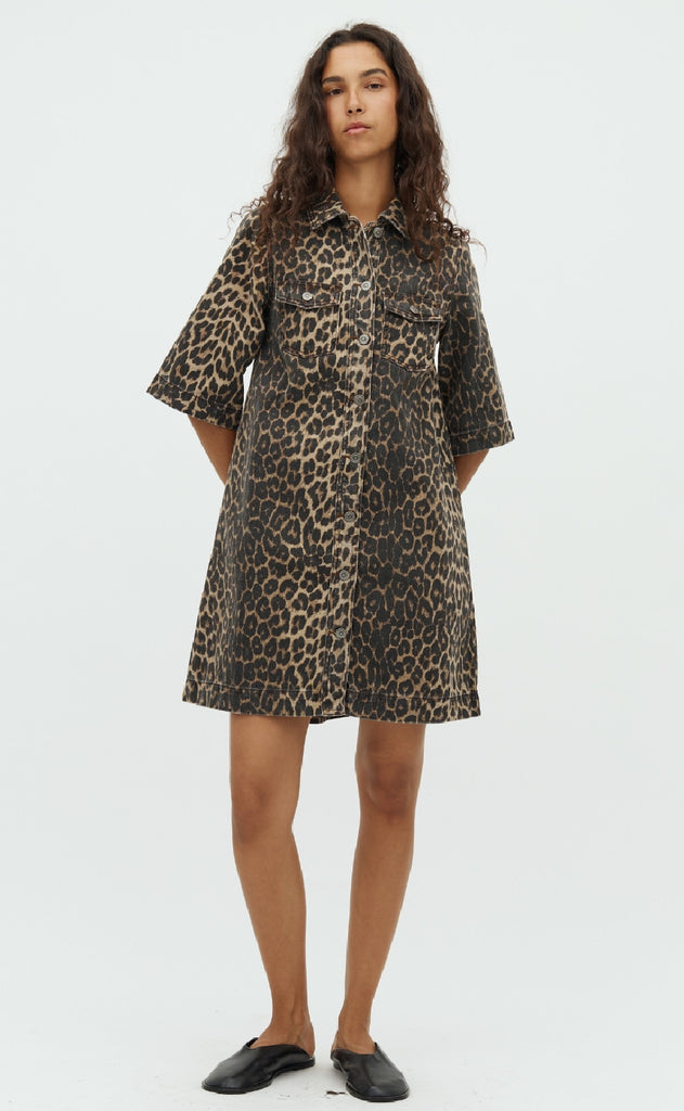 MbyM Kjole - Mira-M - Leopard Mist