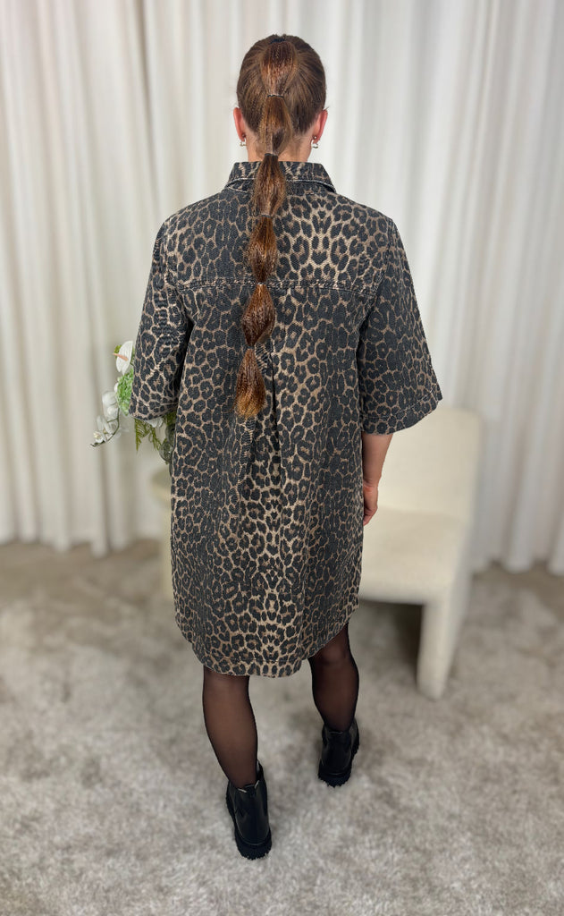 MbyM Kjole - Mira-M - Leopard Mist