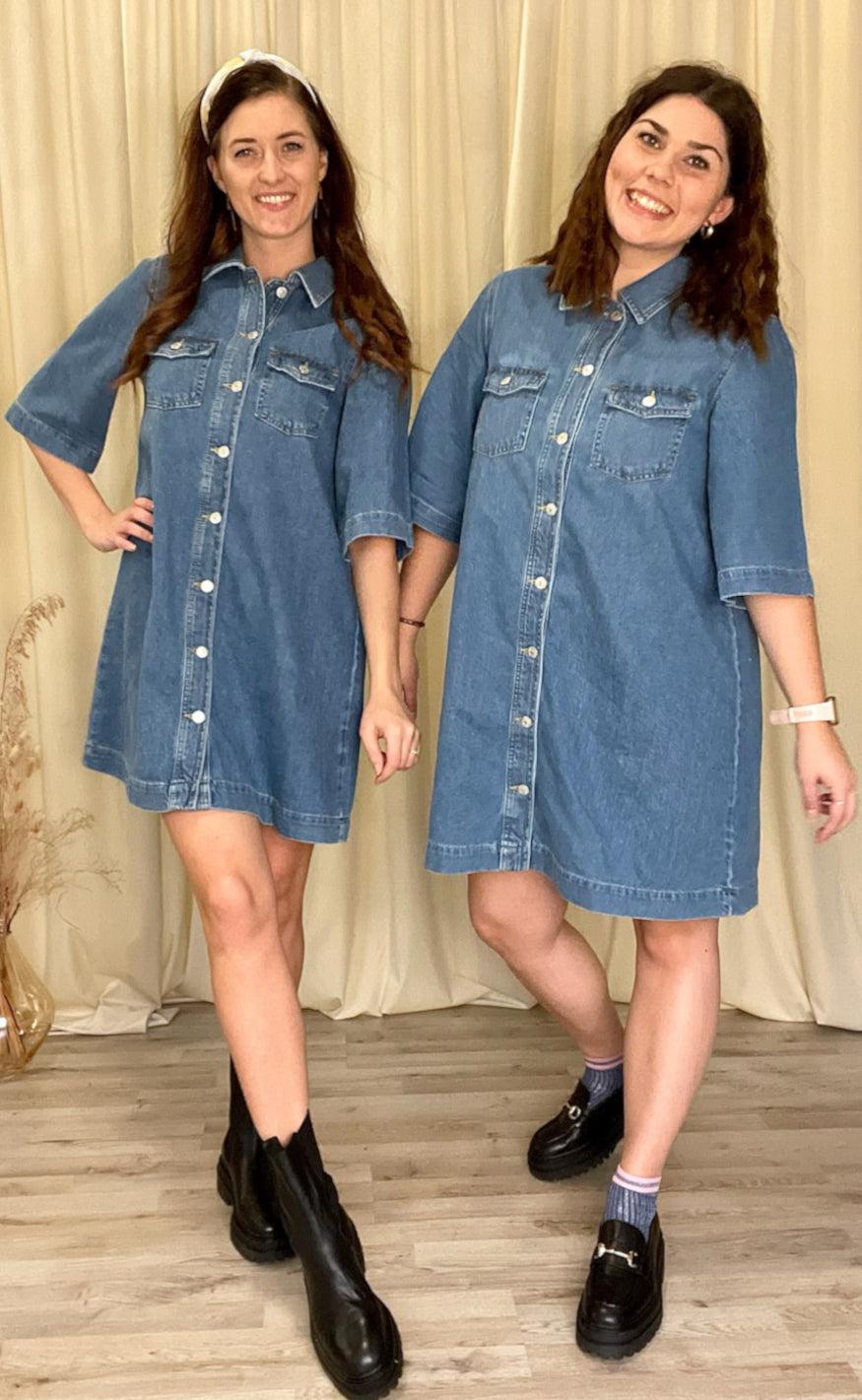 MbyM Kjole - Mira-M - Vintage Blue
