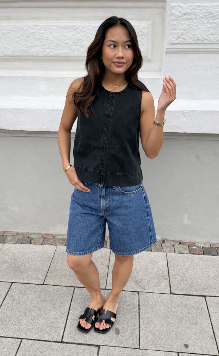 MbyM Shorts - Talina-M - Vintage Blue Wash