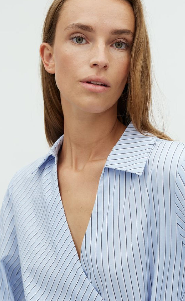 MbyM Skjorte - Gerri-M - Blue Navy Stripe