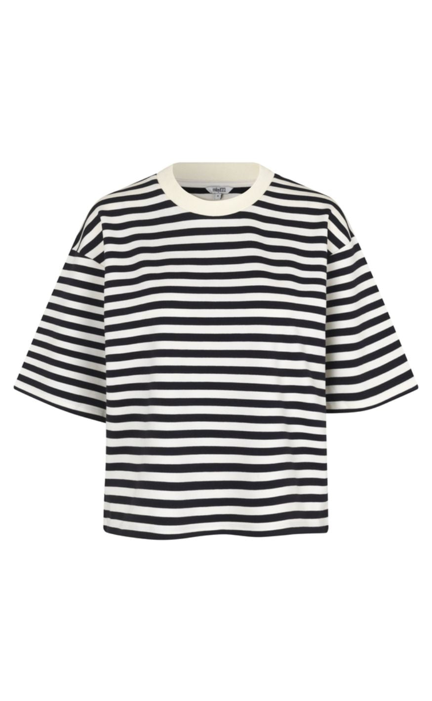 MbyM T-shirt - Emrys-M - Night Sky Sugar Stripe