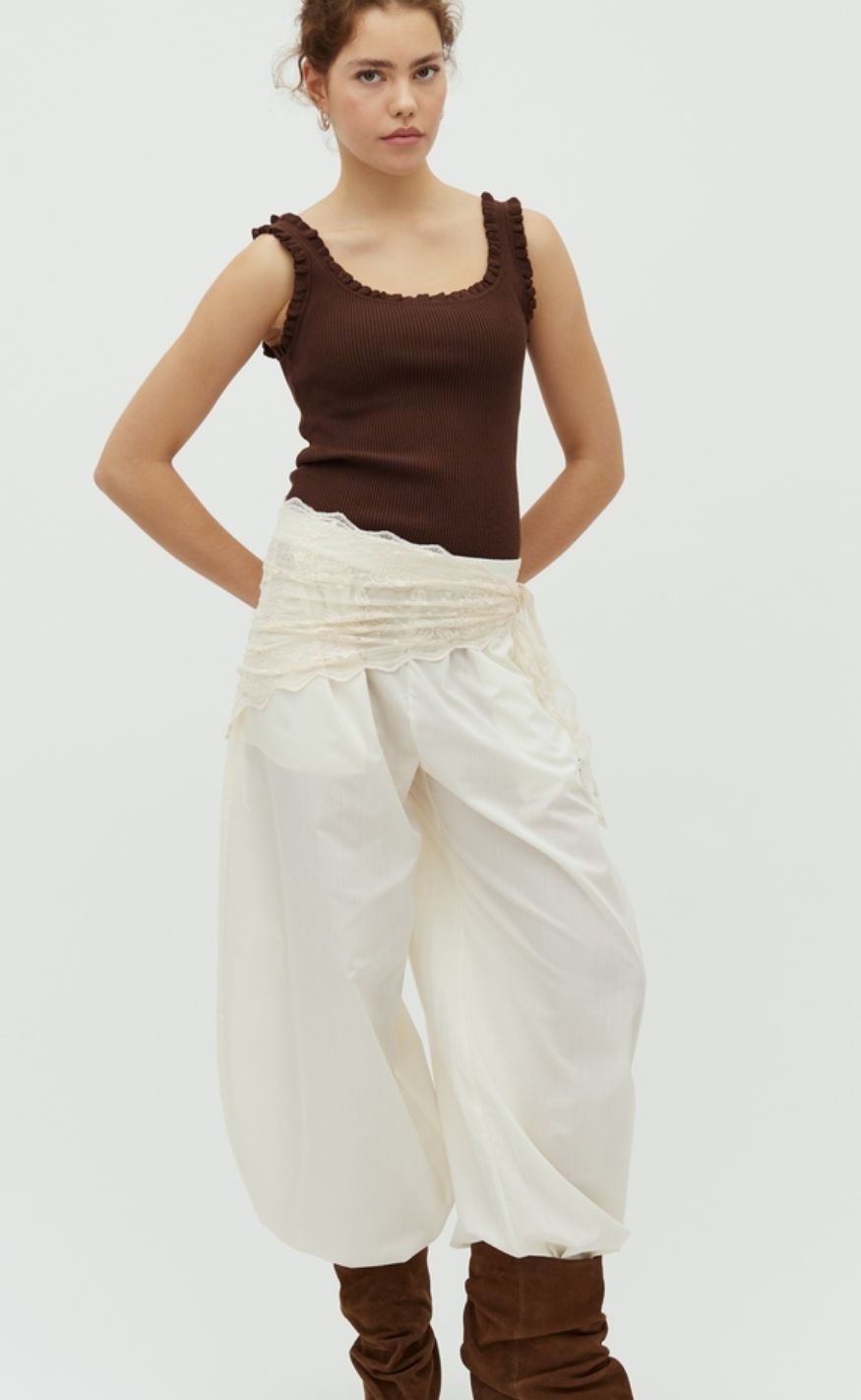 MbyM Top - Elinne - Chocolate Brown