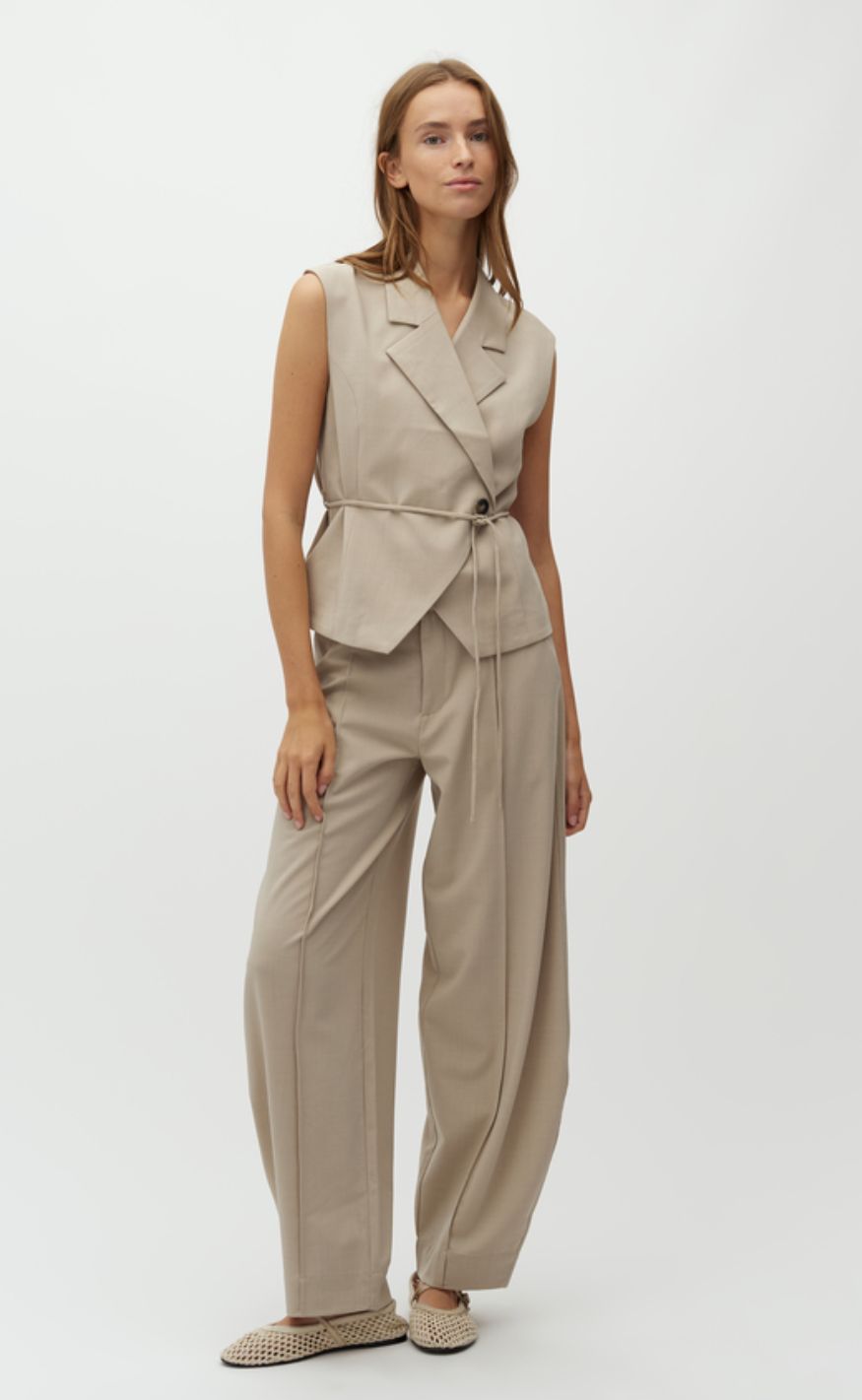 MbyM Top - Evelora-M - Light Sand