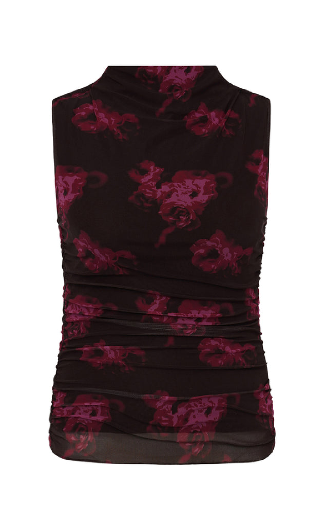 MbyM Top - Marceline-M - Dark Florella Print