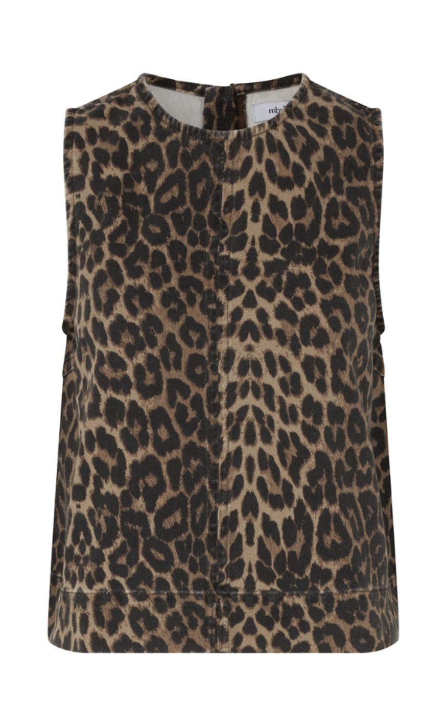 MbyM Top - Rihne-M - Leopard Mist