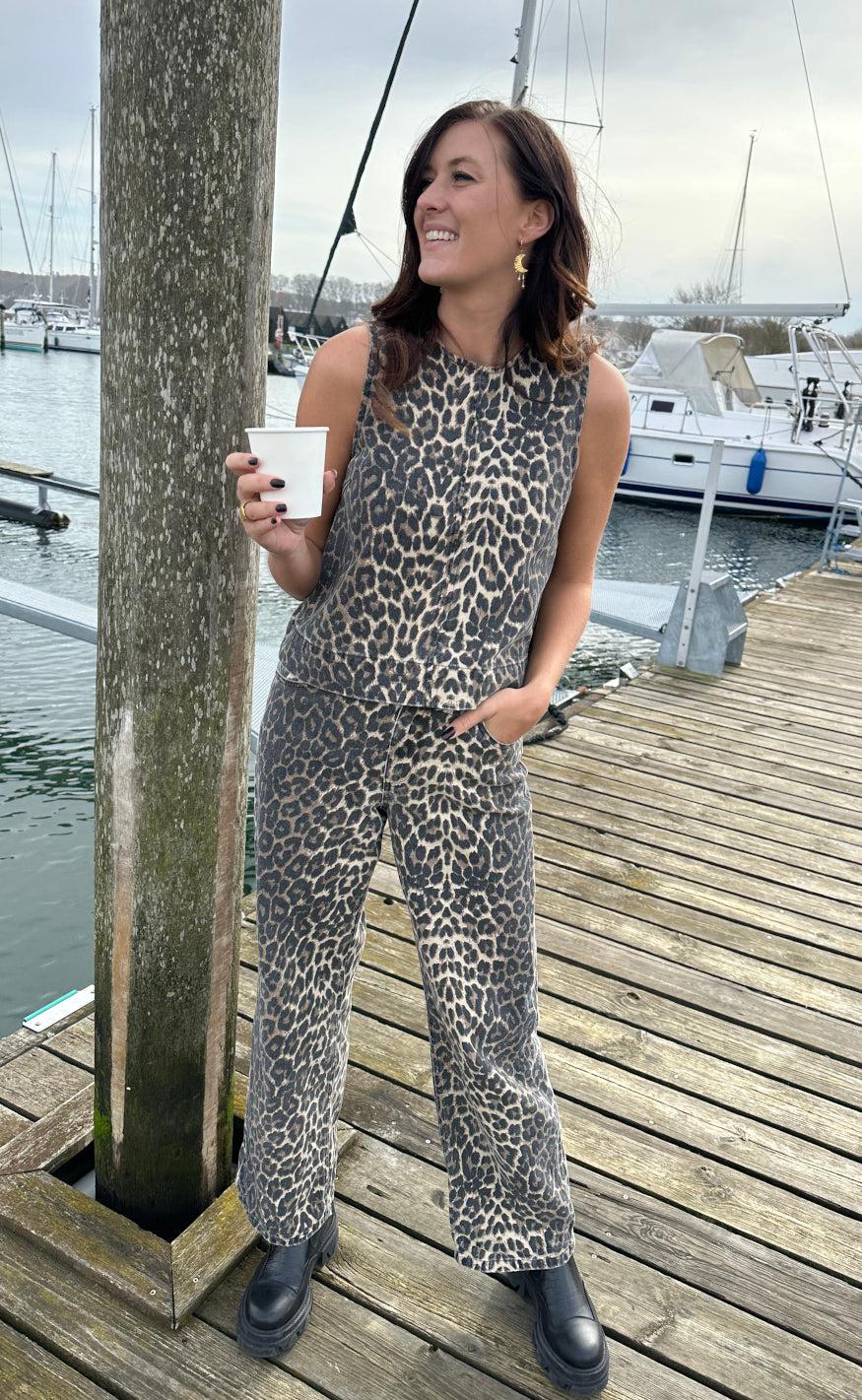 MbyM Top - Rihne-M - Leopard Mist