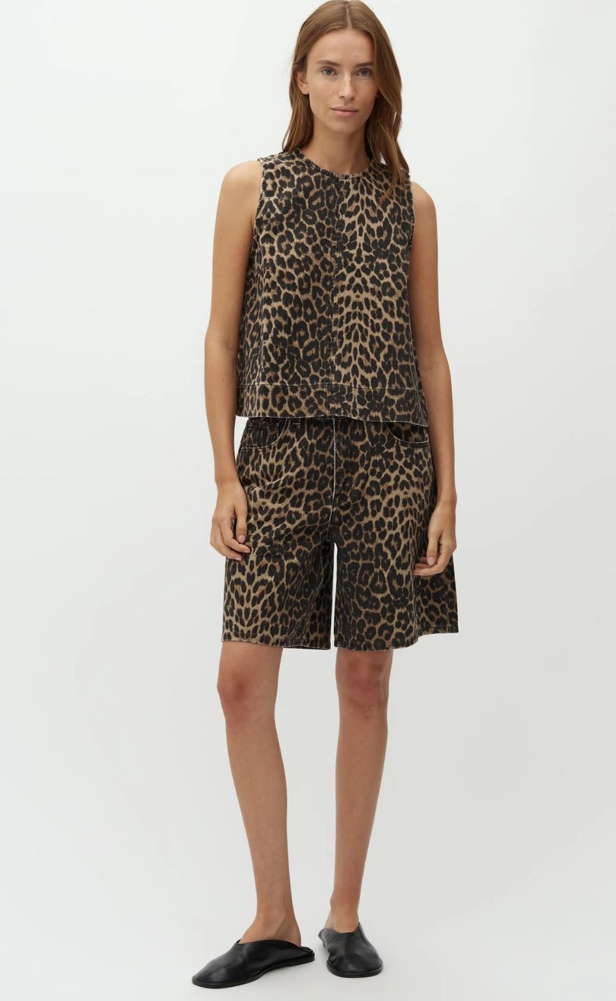 MbyM Top - Rihne-M - Leopard Mist