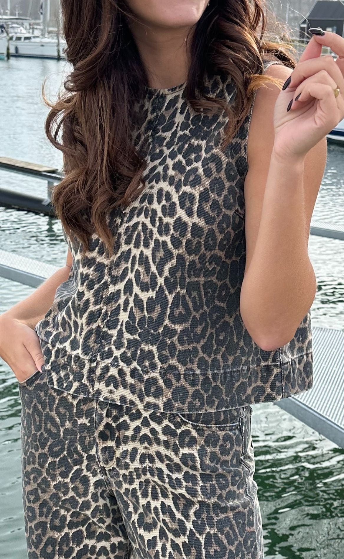 MbyM Top - Rihne-M - Leopard Mist